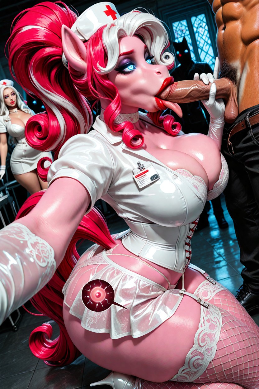 Angel, Face Shot Style Picture, Nurse Furry AI Porn
