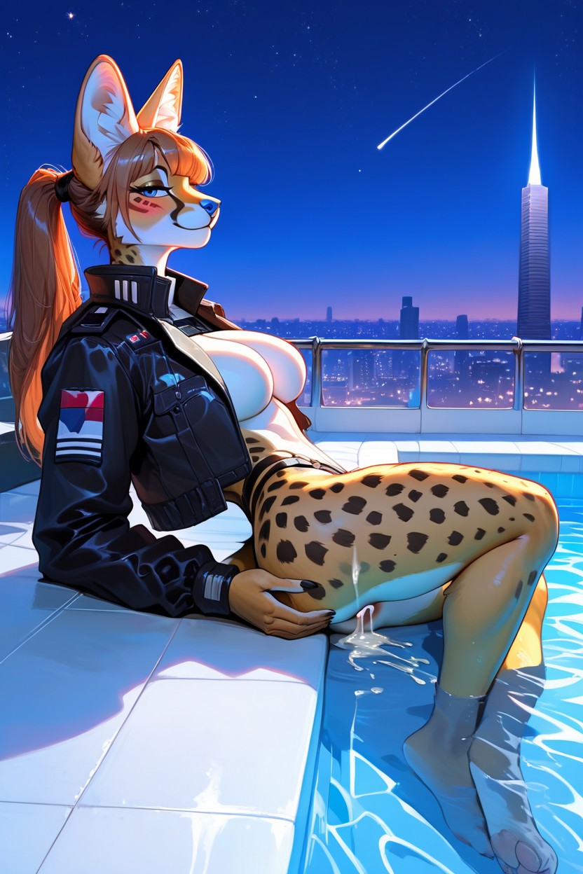 Female, In Water, Legs Closed AI兽人黄片