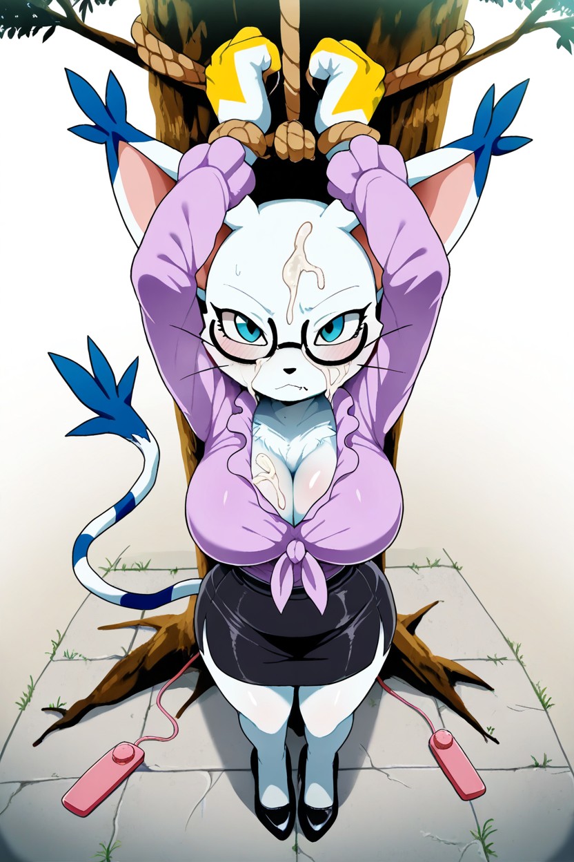 Gatomon From Digimon, Digimon, Serious Face AI獸人黃片