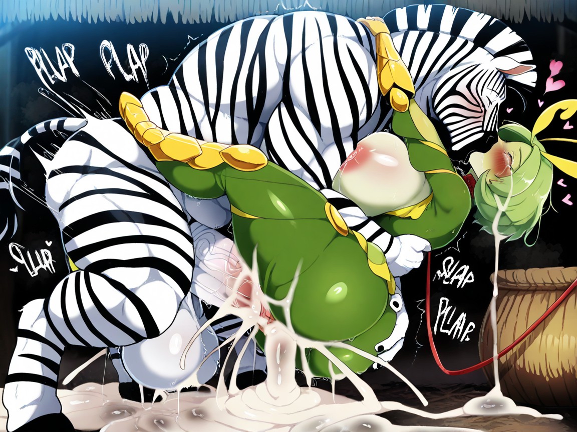 Head Back, Tall Muscular Zebra, Moaning Sound Effects AI獸人黃片