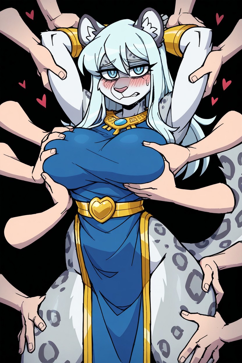Too Many Disembodied Hands, 両手を上げる, Very Detailed ファーリーAIポルノ