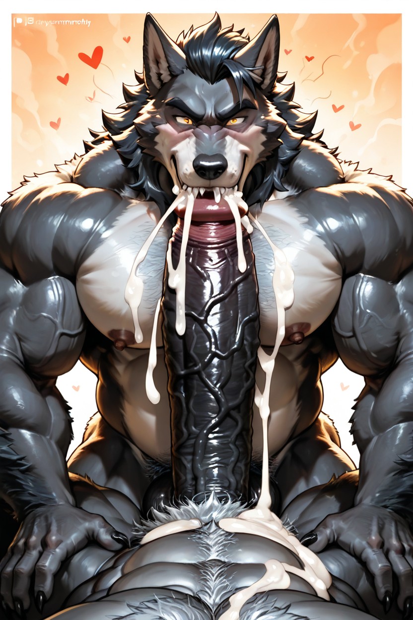 Hyper Cum, 50+, Excessive Cum Furry AI Porn