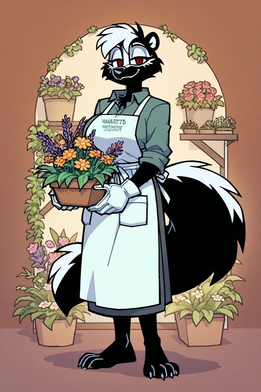 Charming Character Design, 20+, Work Apron Furry IA