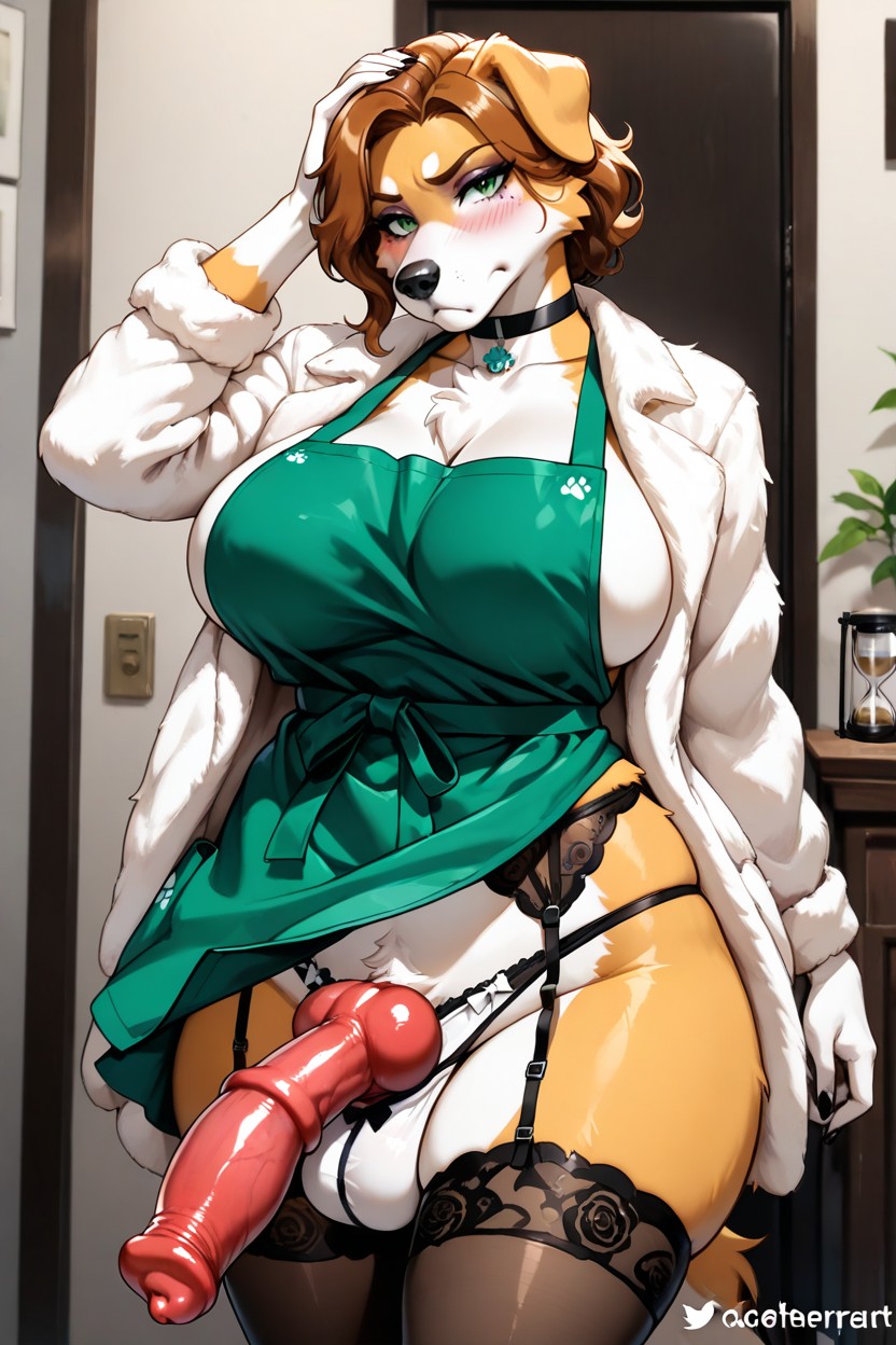 Perfect Night, Futanari, Pouting Furry AI Porn