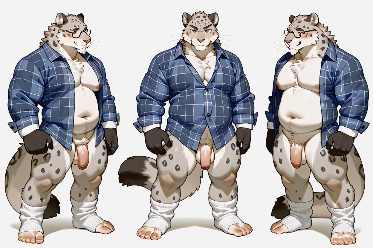 Dynamic Pose, Messy Fluffy Fur, 18+ AI獸人黃片