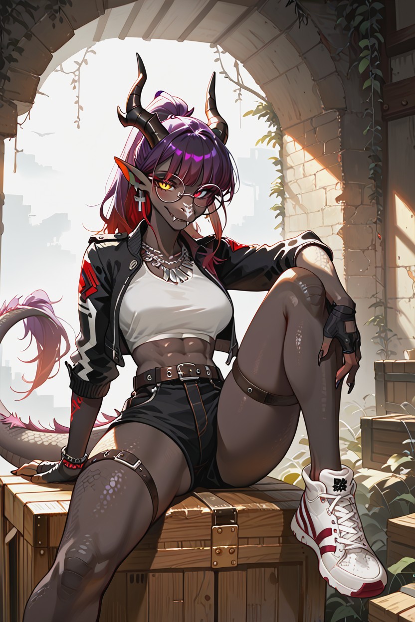 Magical Glow, Purple Hair, Ruby Red Hair Streak AI兽人黄片