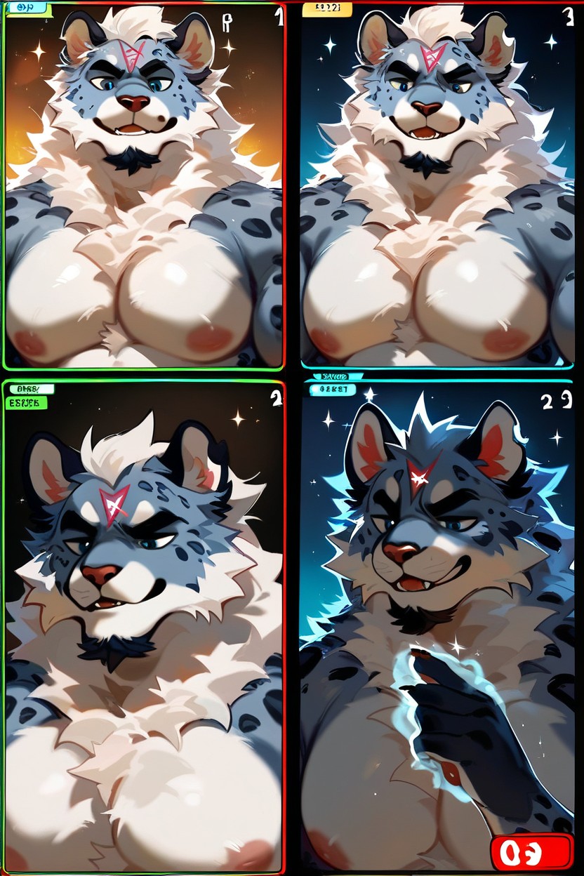 Gameplay Screenshot, Broad Shoulders, Name Plate Furry AI Porn