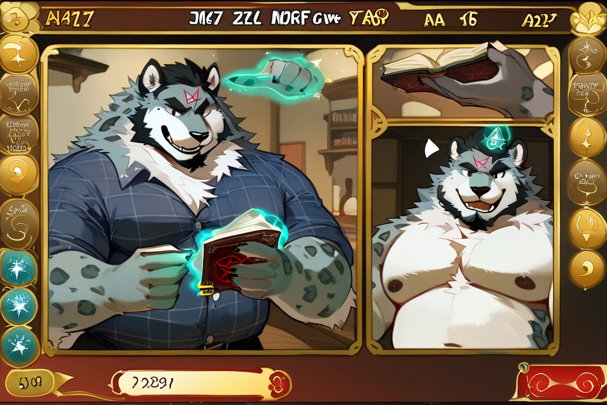 Text Chat, Visible Pubes, Big Fluffy Tail Furry AI Porn