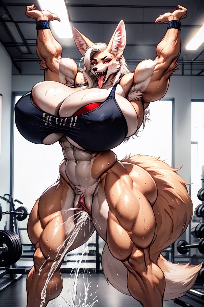 Hyper Muscles, Stretching, 乳房扩张 AI兽人黄片