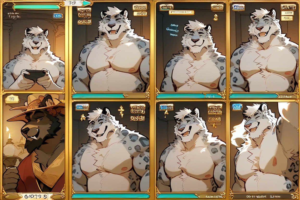Game Status Menu, Visible Pubes, Magic Flow Effects Furry AI Porn
