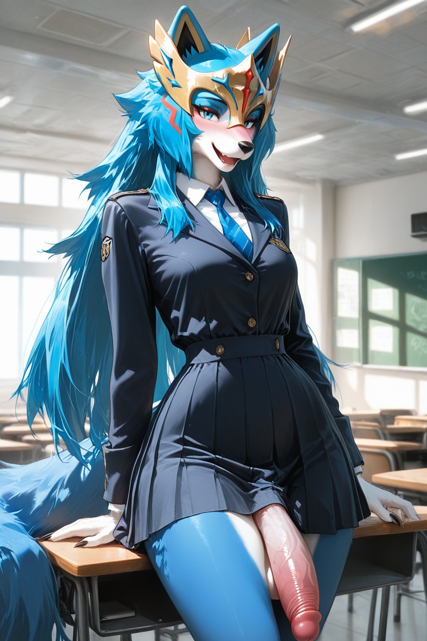 Looking At The Viewer, Ultra Details, Furry Only Furry AI Porn