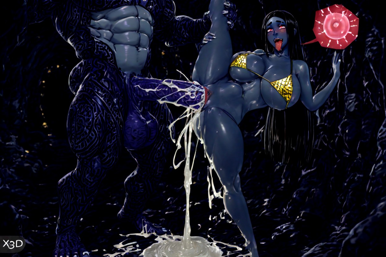 Ganassa Art Style, Stomach Bulge Trough The Sternum, Impossible Tight Fit Furry AI Porn