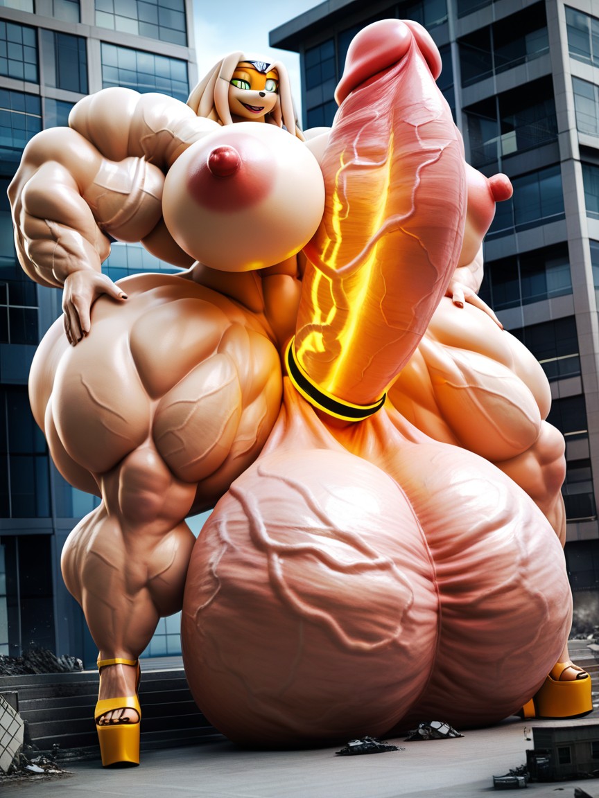Vanripper Artsyle, Hyper Gigantic Veiny Penis, Hyper Gigantic Veiny Penis Furry AI Porn