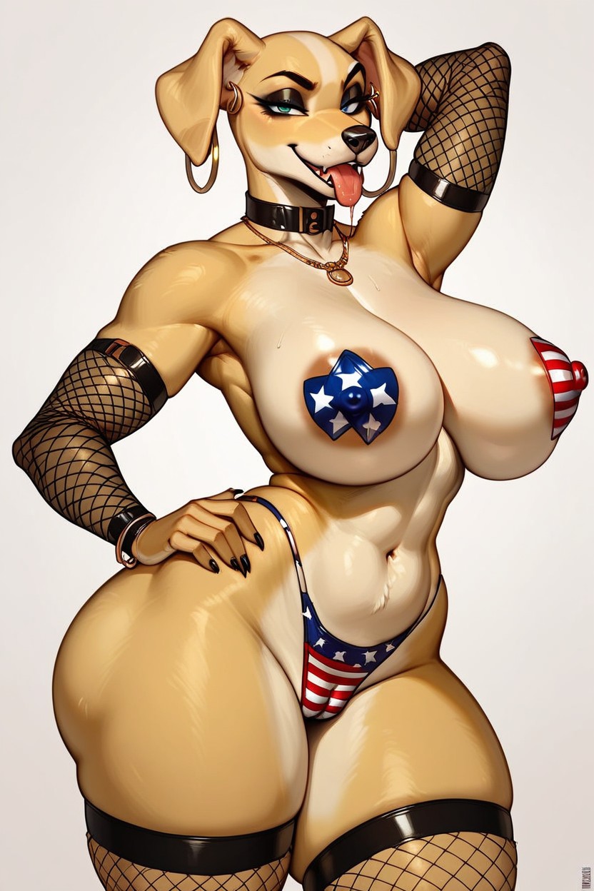 Black Mascara, Topless, Heavy Breasts AI獸人黃片