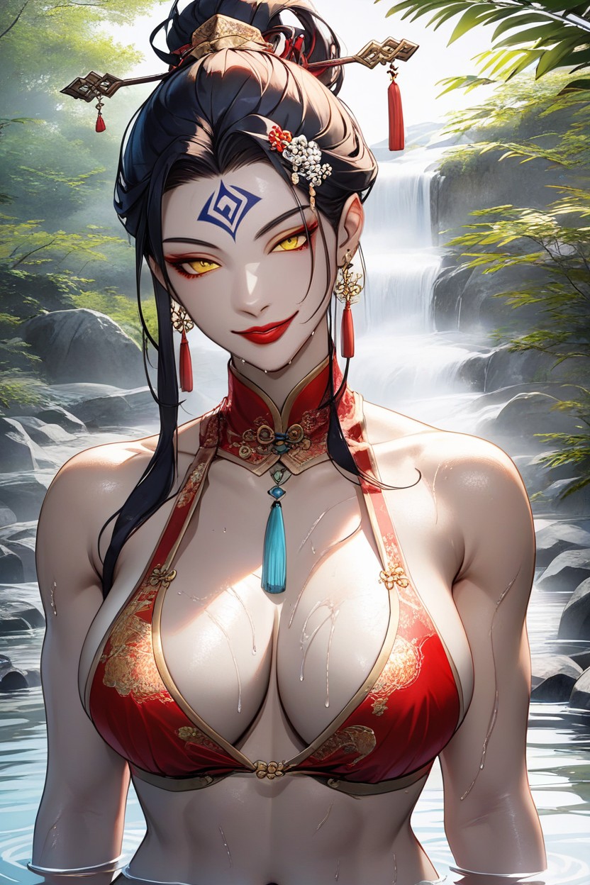 Dark Lipstick, 巨臀, Seductive Smile AI兽人黄片
