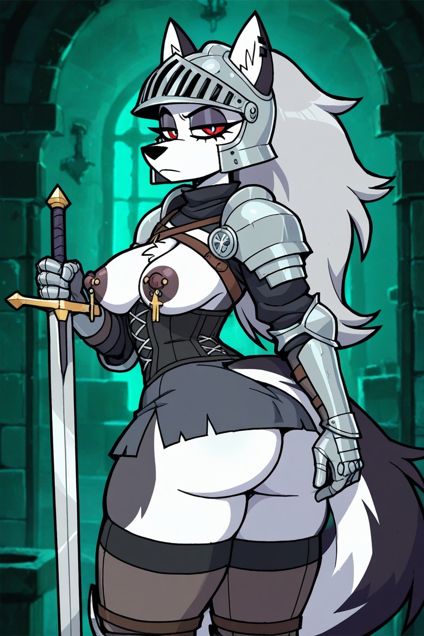 Thick Thighs, Gloves, Handwear Porno IA Furry