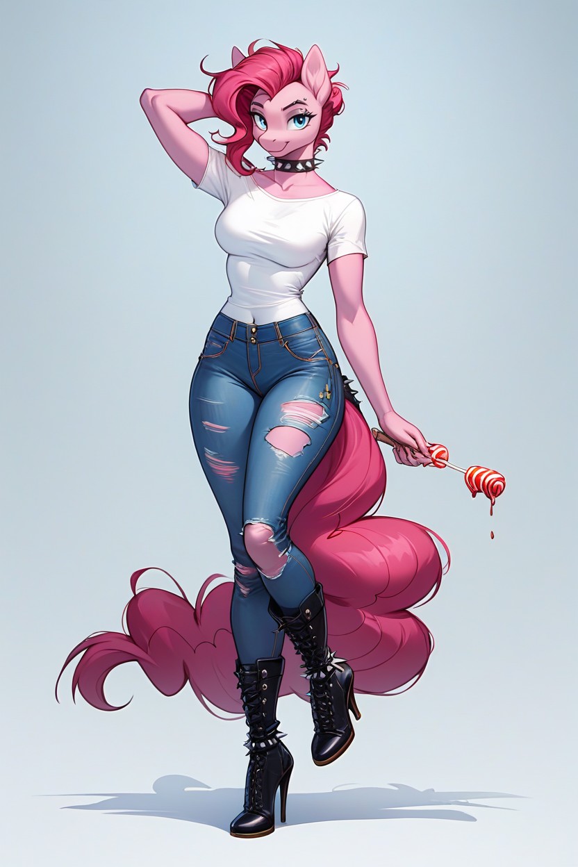 Clothes, Choker, Heel Pop Porno IA Furry