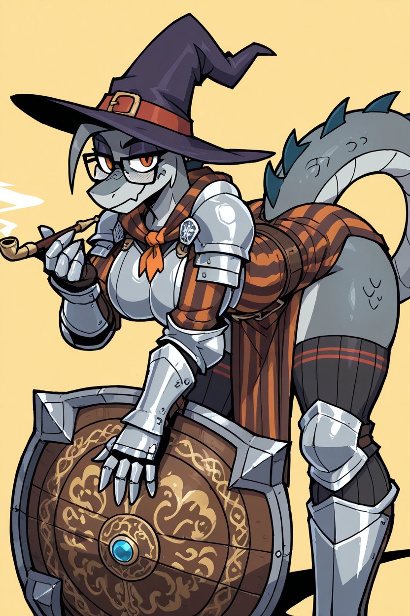 Pattern Clothing, Clothed, Headwear Porno IA Furry
