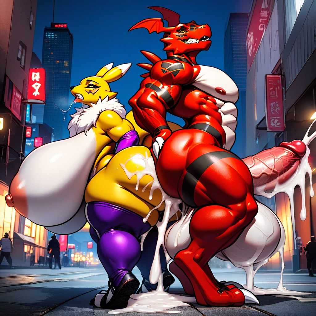 Antro, 雙人圖, City Background AI獸人黃片