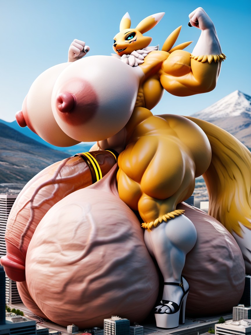 Extremely Thick Penis, 赤裸裸, 城市 AI獸人黃片
