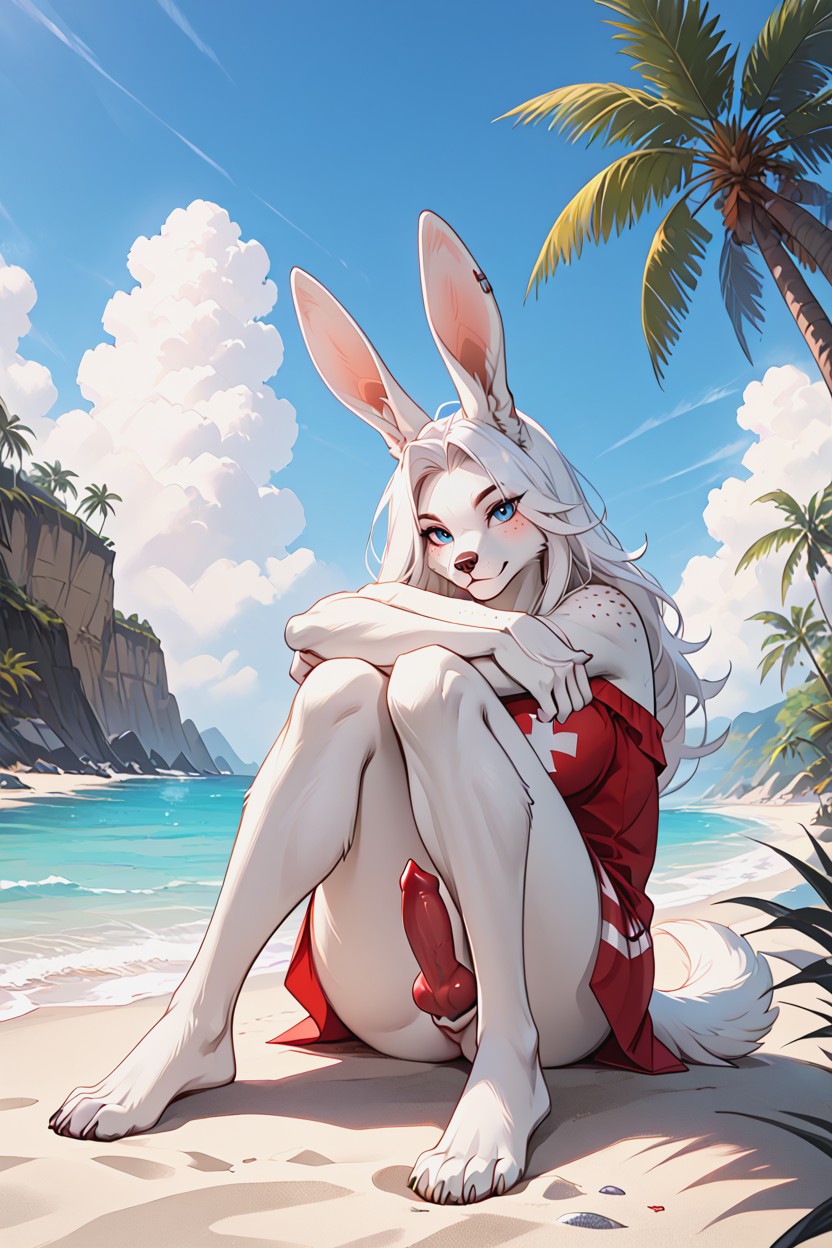 Strapless, Hugging Own Knees, Freckles Porno IA Furry