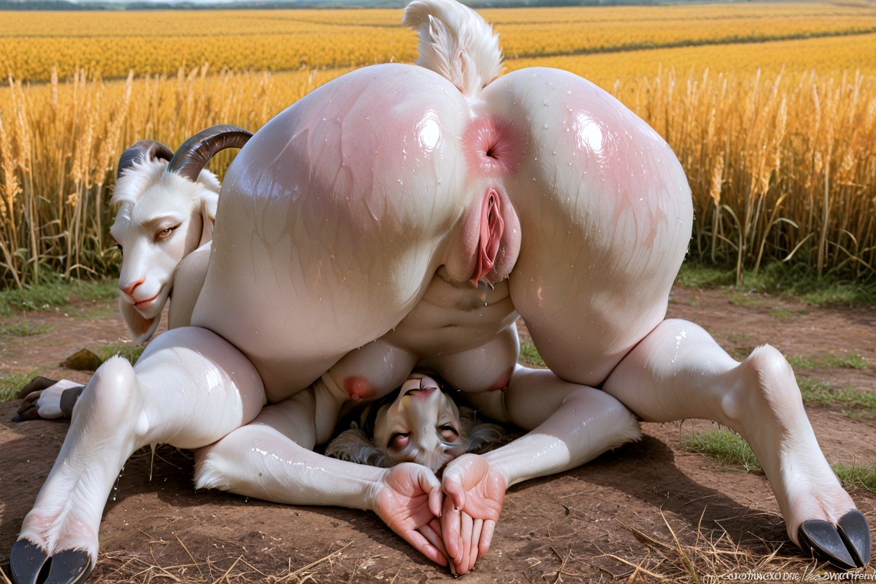 Pink Labia, Ultra Detailed, Bending Over Porno IA Furry