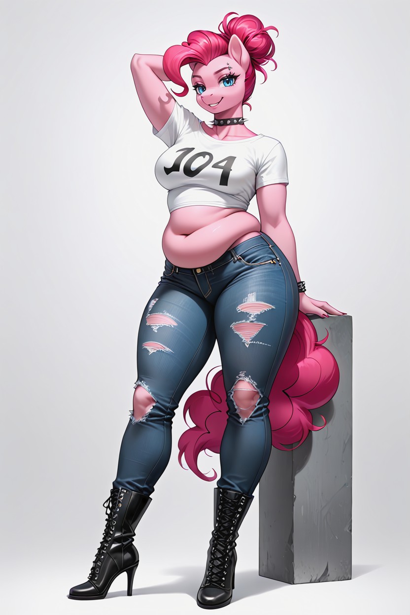 Knee-high Boots, Undercut, 25+ Porno IA Furry