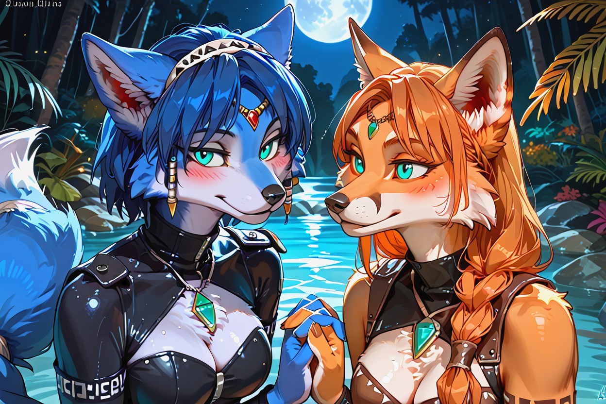 乳房を揉む, Water Ripples, Reinforced Shoulder Panels ファーリーAIポルノ