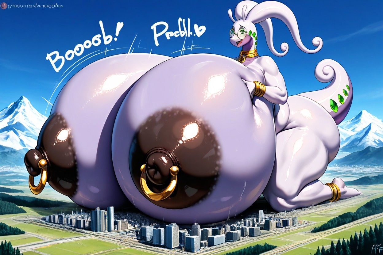 Mountain, Colossal Breasts, Sablier Porno IA Furry