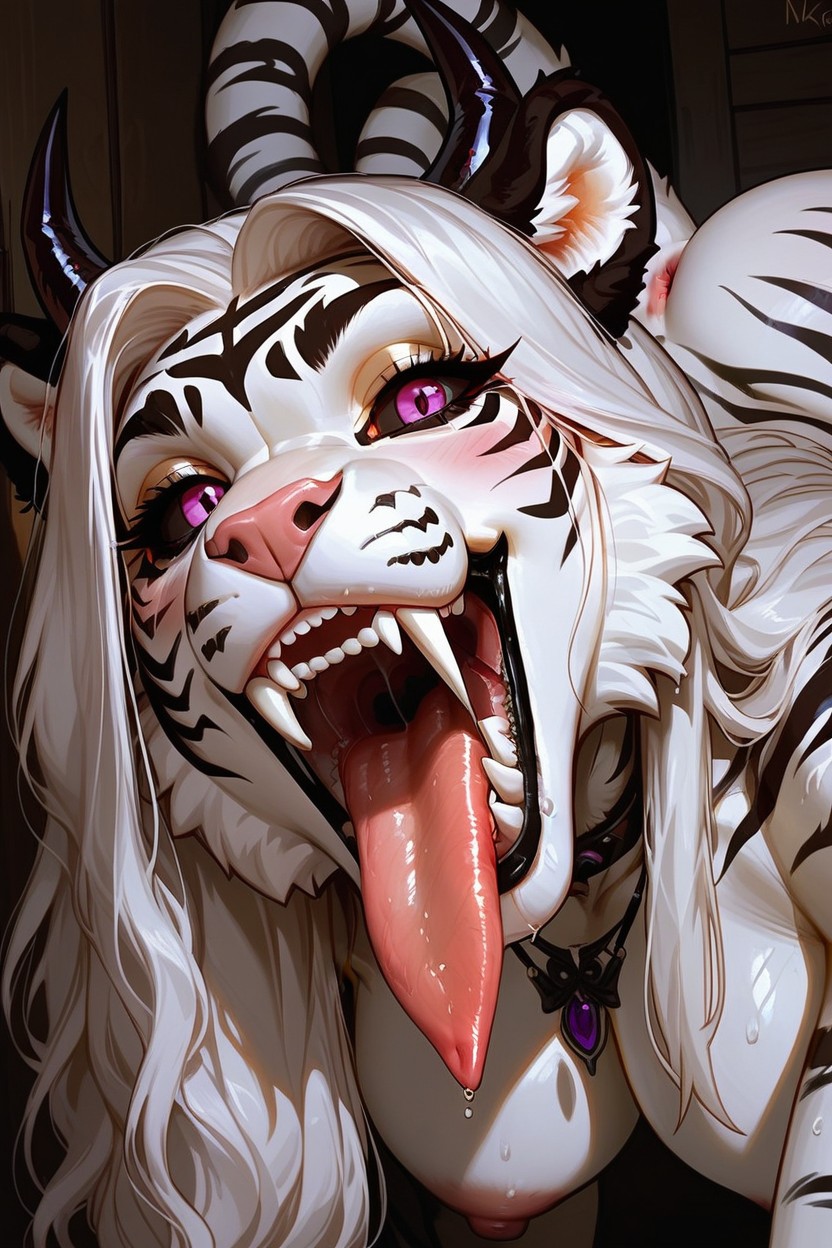 +, Submissive, Sagging Breasts Furry AI Porn