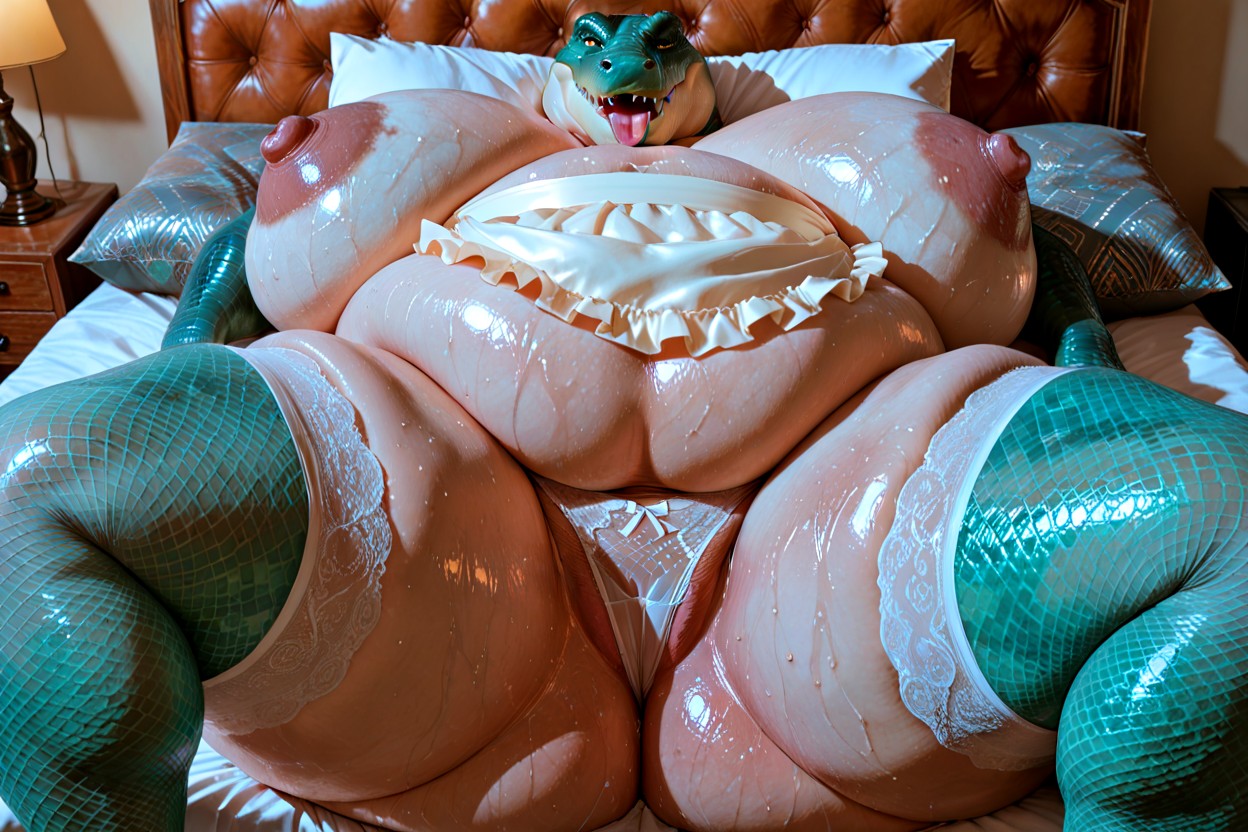 An Incredibly Large, Milf, Giant Nipples Furry AI Porn