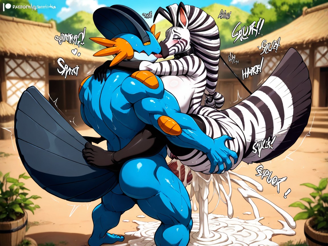 Female Swampert, Moaning, Carry Sex Furry AI Porn