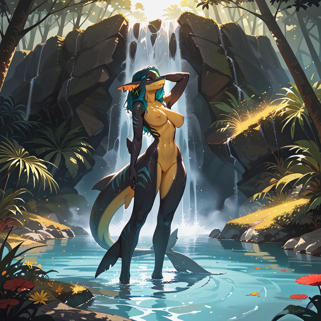 18+, A Waterfall In The Background, 陽光明媚 AI獸人黃片