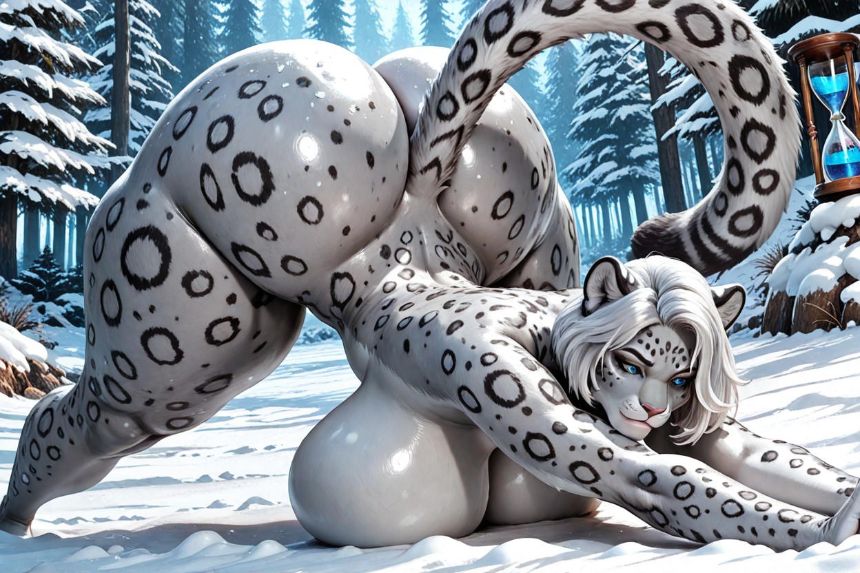 Dogeza, Courte Longueur, Grey Fur Porno IA Furry