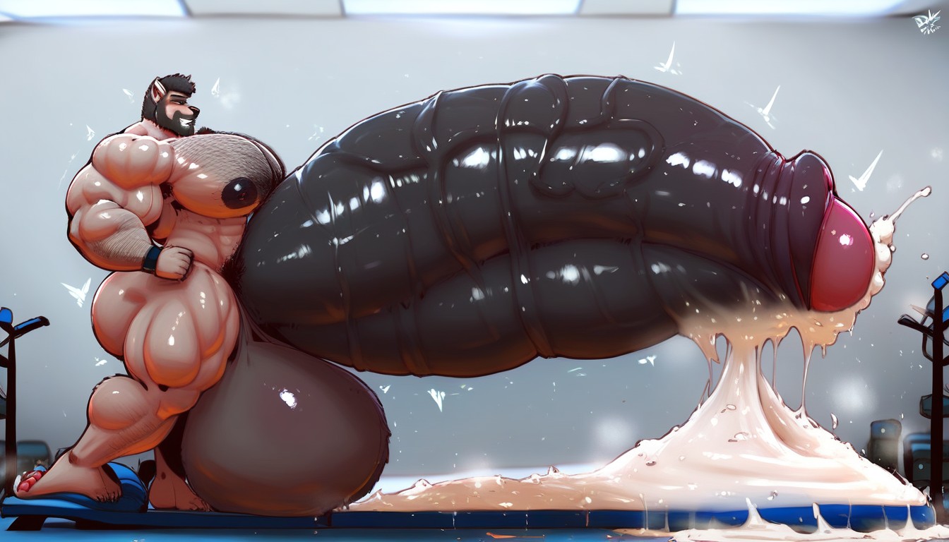 Gigantic Penis Thicker And Longer Than His Own Body, Hq, Hdr AI兽人黄片