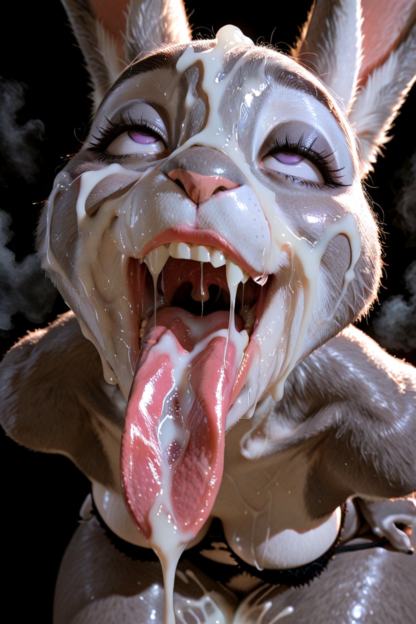 Cumshot, Interracial, Extremely Large Ass Furry AI Porn