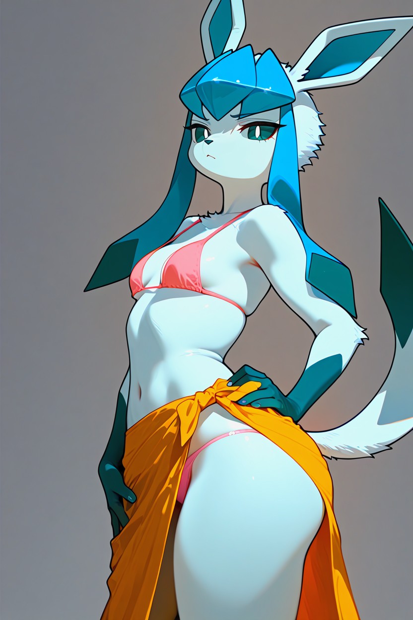 Solo, 小乳, Female Glaceon AI獸人黃片