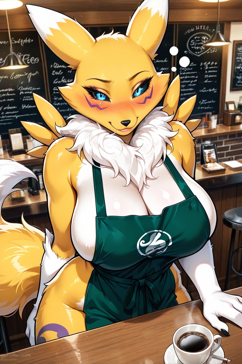 Face Focus, Long Fluffy Tail, スキニー ファーリーAIポルノ