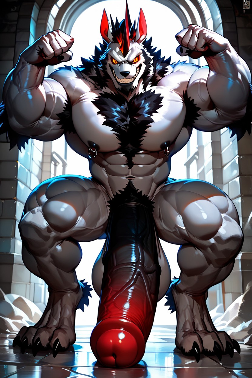 Great Score, Lorahyper_penis_, Cinematic Photo Dark Fantasy Art Furry AI Porn