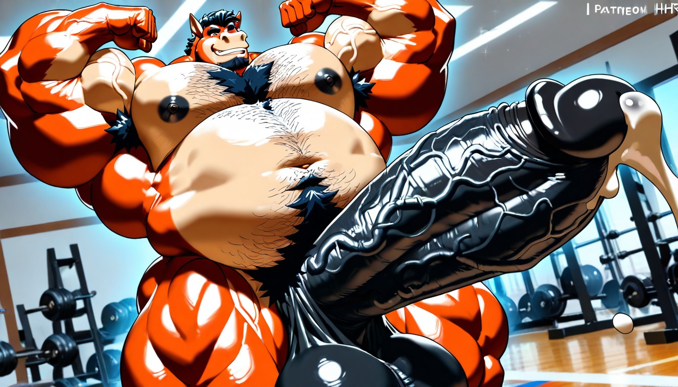 Gigantic Monster Cock Longer Than His Own Body, Surreal Absurd Impossible Gigantic Cock Size, Surreal Absurd Impossible Gigantic Cock Size AI獸人黃片
