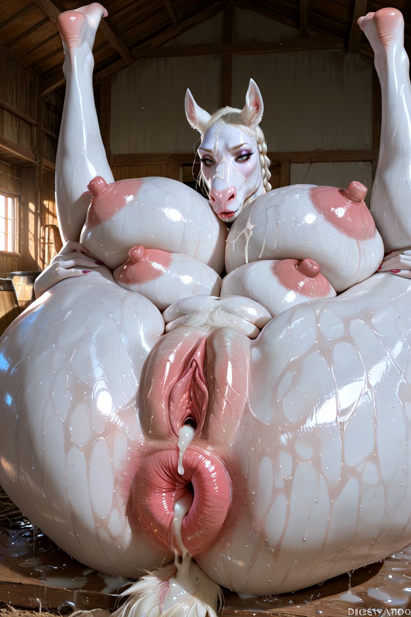 Farm, Huge Areola, Hyper Labia Furry AI Porn