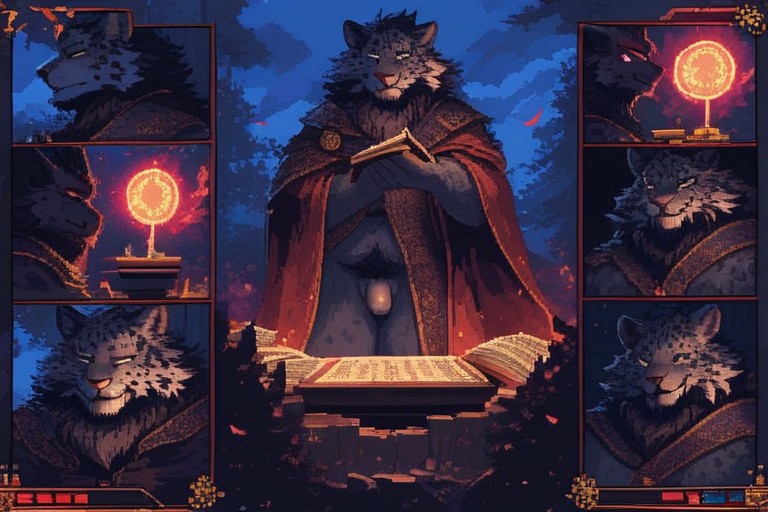 Flaccid Penis, Text Chat, Spellcasting Furry AI Porn