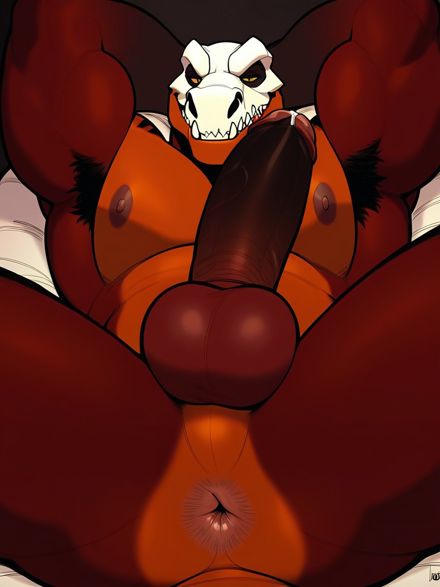 18+, Dungeon, Dimly Lit Furry AI Porn