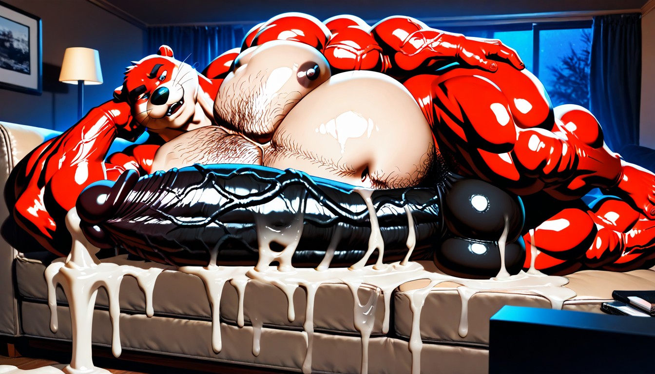 Huge Macro Dick, Night, Gigantic Monster Dick AI獸人黃片