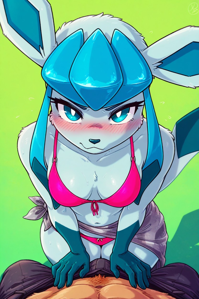 Pov, White Pupils, Wide Angle Furry AI Porn