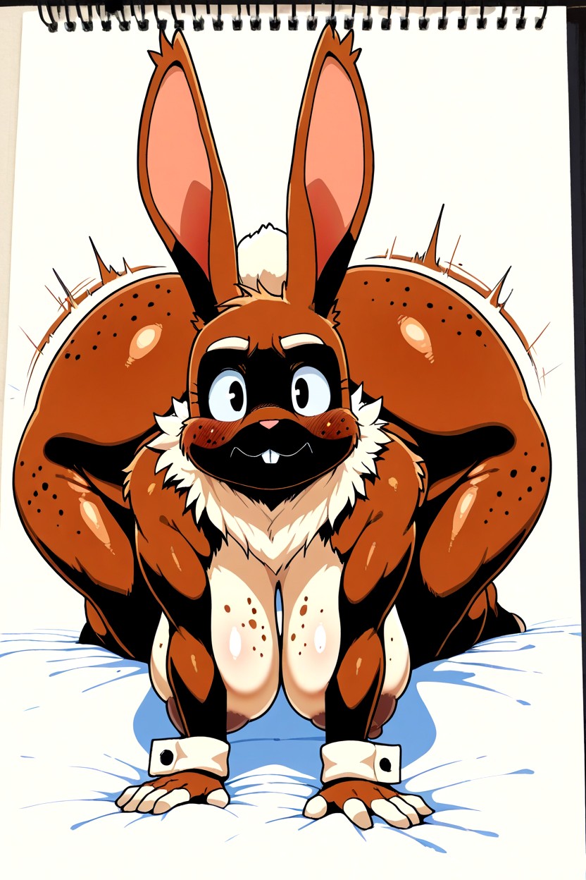 Monster Fat Ass And Gigantic Booty Cheeks, Puffy Ling Nipples, Fat Ass Furry AI Porn