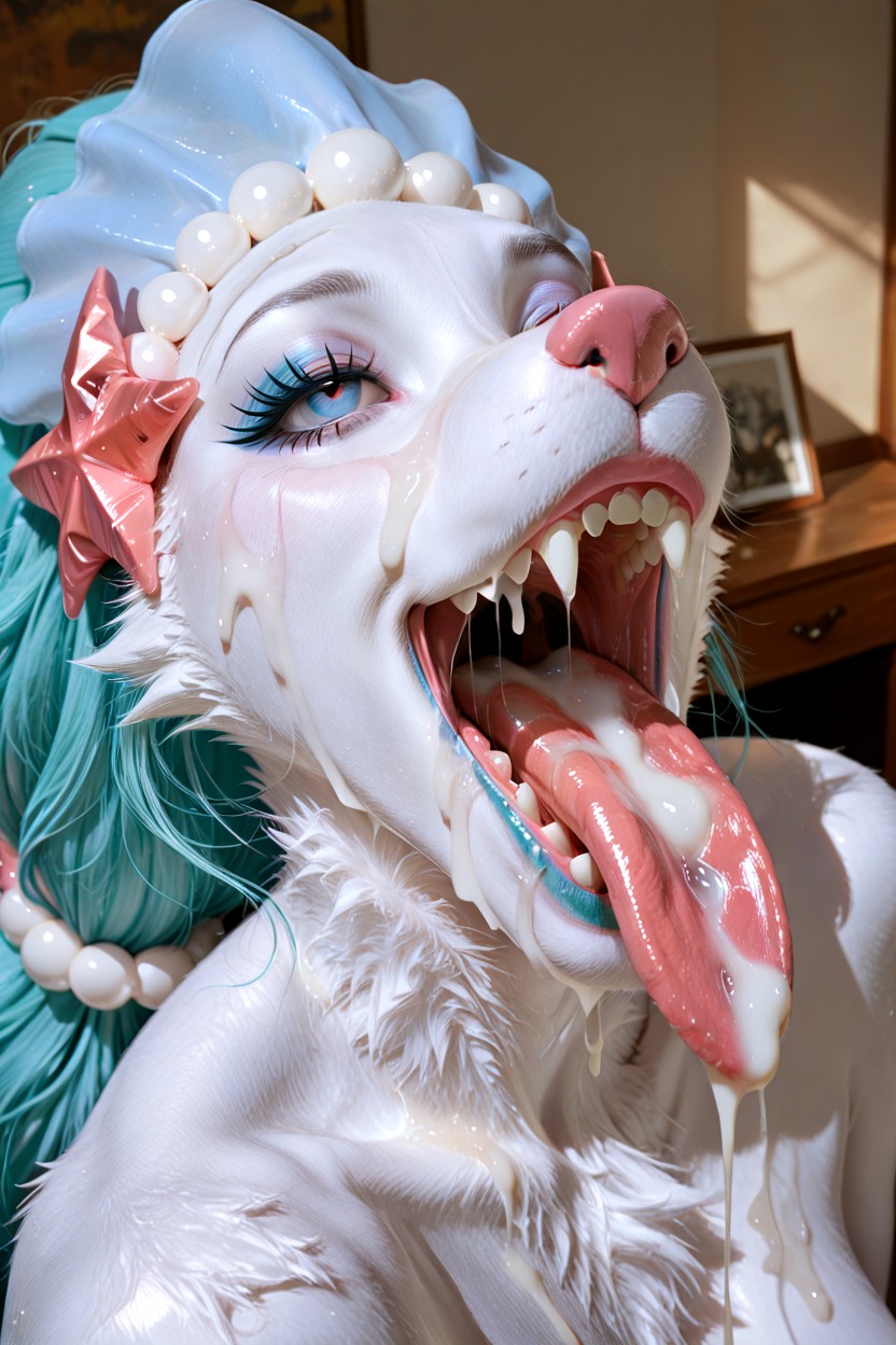 Real Photo, Primarina, Cosplay Furry AI Porn