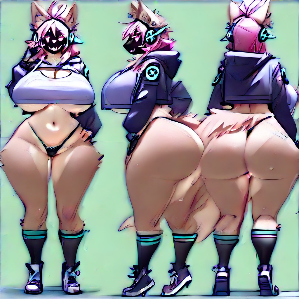 Ssbbw, 1 Person, Robot Furry AI Porn