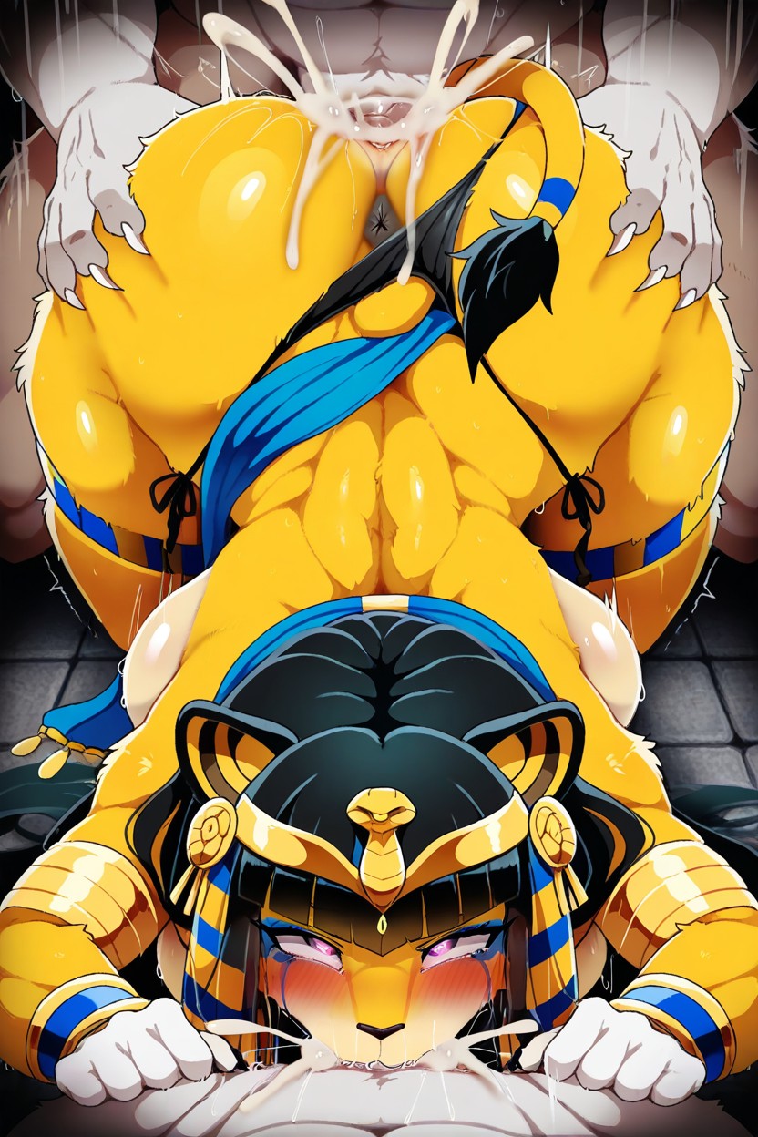 Deep Penetration, Highly Detailed, Blue Mascara Furry AI Porn