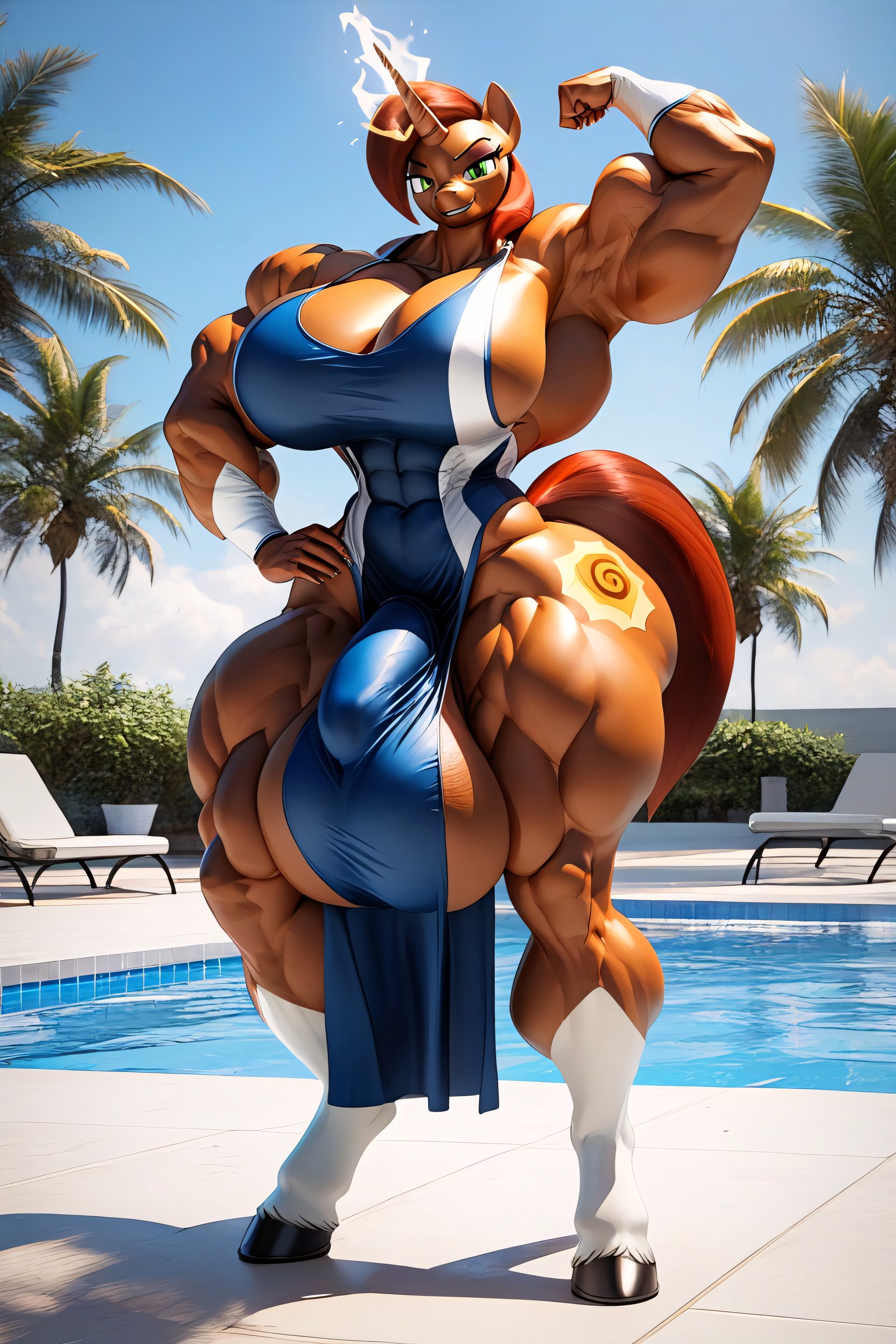 Futanari, Stellar Flare From Mlp, Tall Futanari Furry AI Porn